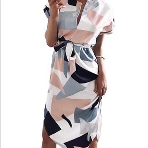 Geometric Shift Dress